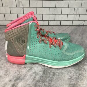 Adidas D Rose 4 Sneakers Mens 13 Green Derrick Rose SprintWeb Adiprene Geofit